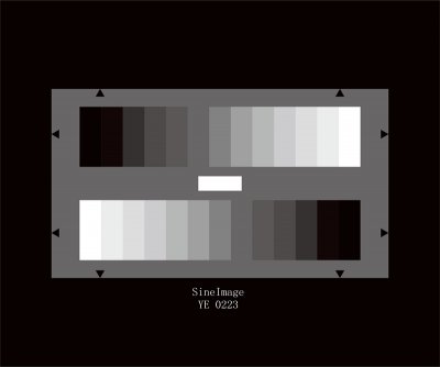 THDTV Gray Scale Test Chart