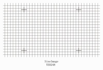 TDistortion Grid Test Chart