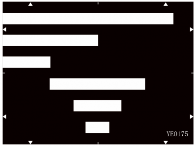 TStreaking Measurement Test Chart